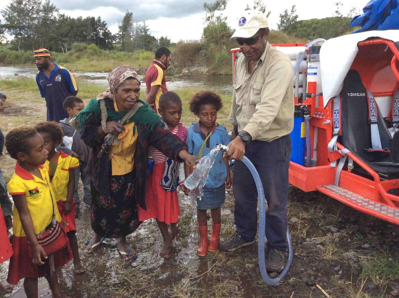 WHO-compliant drinking water output